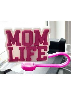 Mom Life Straw Topper For Any Tumbler or Stanley